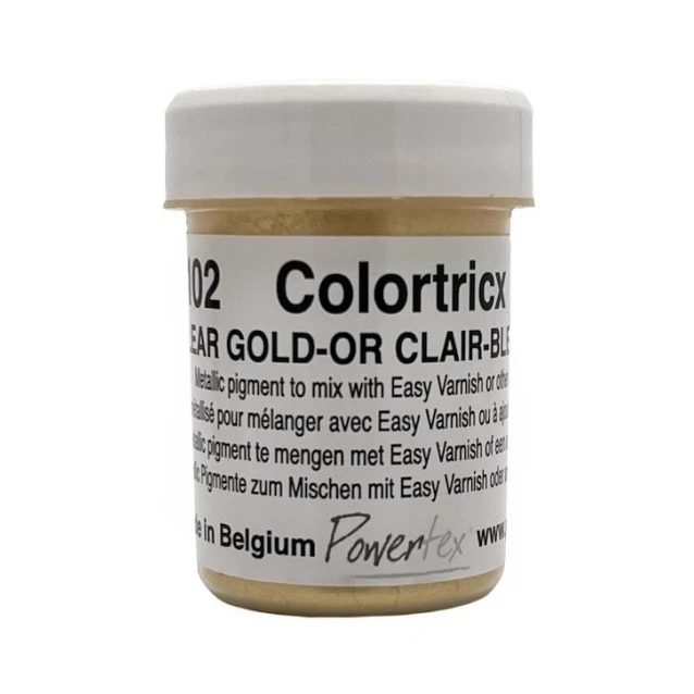 Powertex 20gr Μεταλλική Χρωστική Σκονη Colortricx Clear Gold