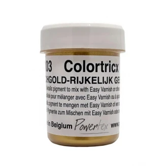 Powertex 16gr Μεταλλική Χρωστική Σκονη Colortricx Rich Gold
