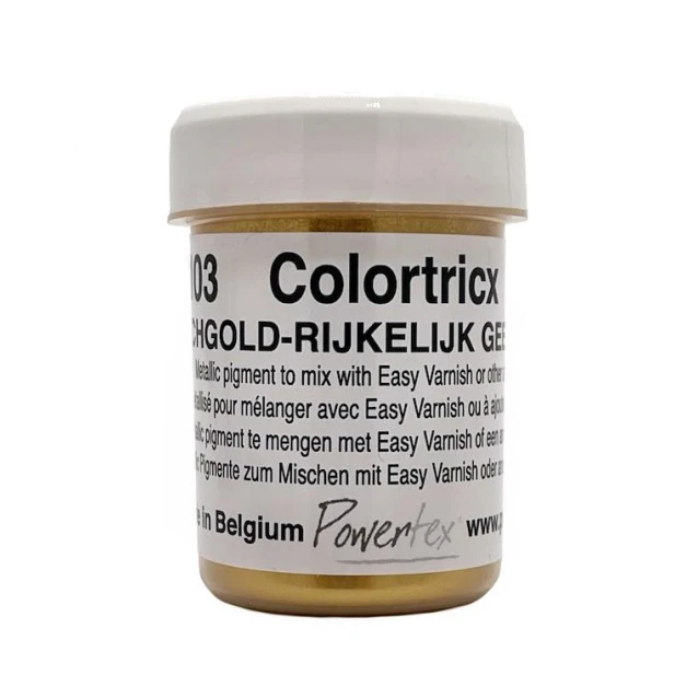 Powertex 16gr Μεταλλική Χρωστική Σκονη Colortricx Rich Gold