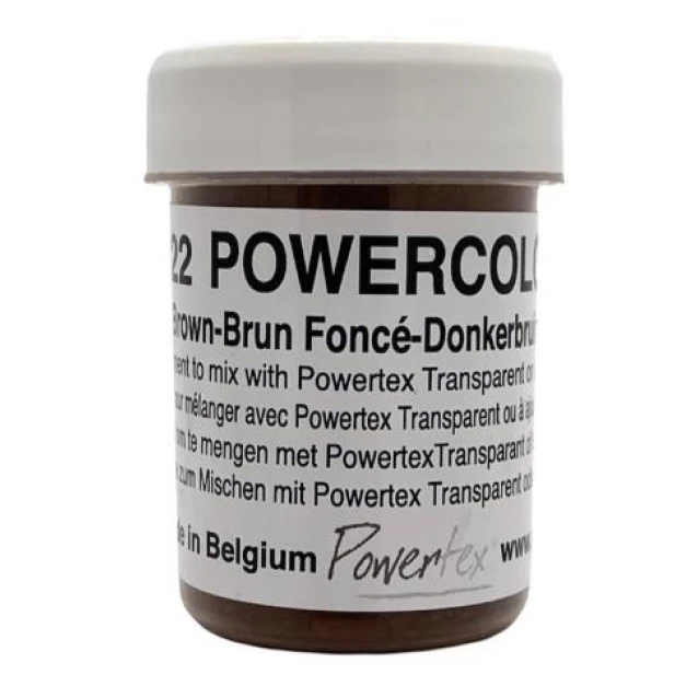 Powertex 30gr Χρωστική Σκονη Powercolor Dark Brown