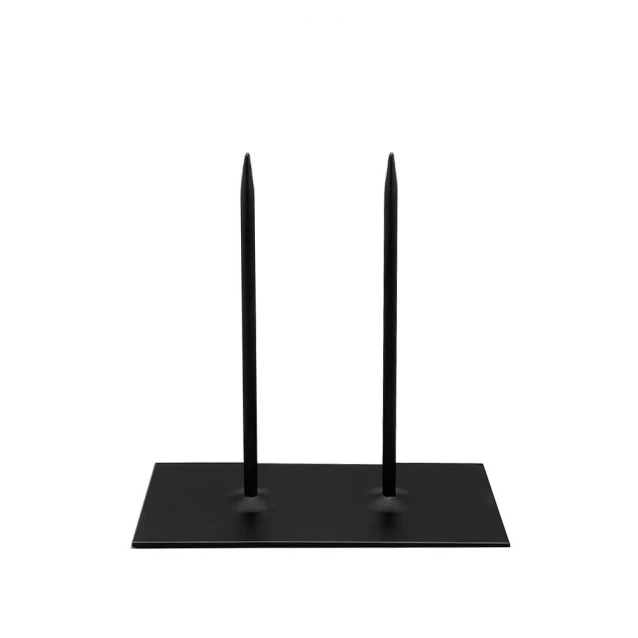 Powertex Μεταλλική Μαύρη Βάση Γλυπτικής 20x10X20cm 2 Pins