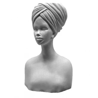 Powertex Γύψινο Αγαλματίδιο 125x65x50mm African Collection Thulani
