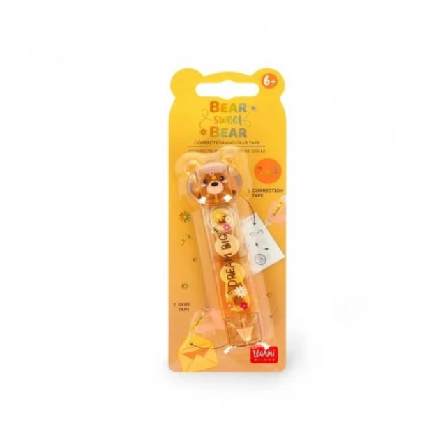 Legami BTS26 Teddy Bear Διορθωτική ταινία & κόλλα 2 σε 1