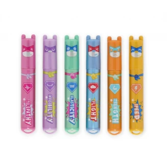 Legami BTS26 Teddys Superpower Σετ 6 mini υπογραμμιστές
