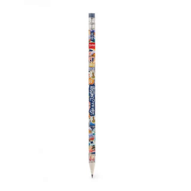 Legami BTS26 Travel Stickers Μολύβι από ανακυκλωμένο χαρτί