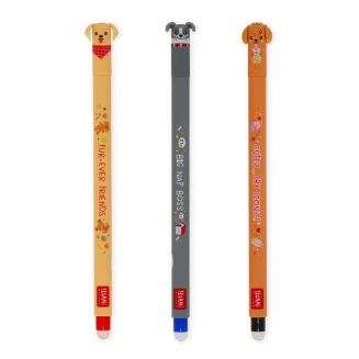 Legami BTS26 Secret Σετ 3 στυλό gel που σβήνουν μύτη 0,7 mm κόκκινο/μαύρο/ροζ μελάνι