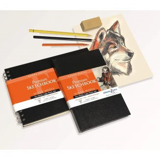 Stillman & Birn Σπιράλ Μπλοκ Mixed Media Gamma 50 Φ Ιβουάρ Cold Pressed 17,8x25,4cm 150gr