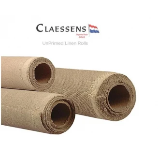 Claessens Απροετοίμαστος Λινός Καμβάς Βελγίου No.066 σε Ρολό 10 m X 210cm