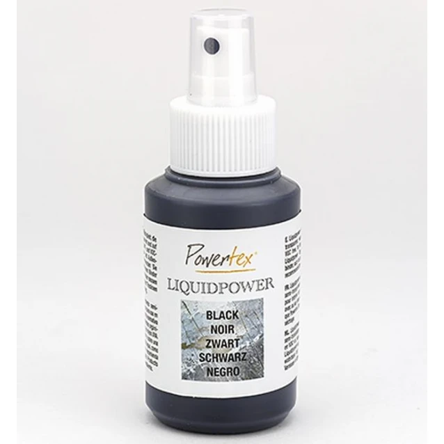 Powertex 100ml Spray Ημιδιάφανη Χρωστική Νερού Liquid Power Black