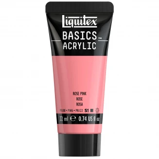 Liquitex Basics 22ml Acrylic 048  Rose Pink Series 1