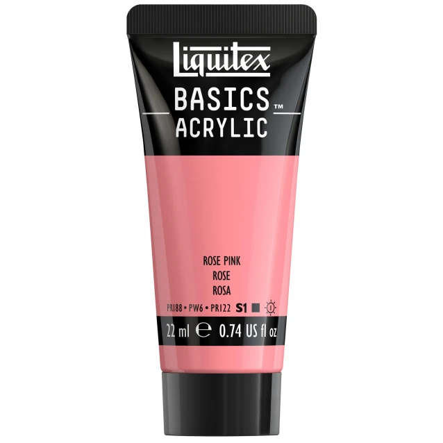 Liquitex Basics 22ml Acrylic 048  Rose Pink Series 1