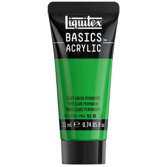 Liquitex Basics 22ml Acrylic 312 Green Light Permanent Series 1