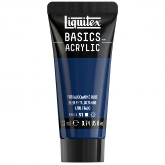 Liquitex Basics 22ml Acrylic 316 Phthalocyanine Blue Series 1