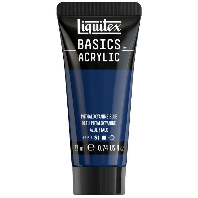 Liquitex Basics 22ml Acrylic 316 Phthalocyanine Blue Series 1