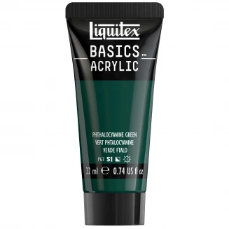 Liquitex Basics 22ml Acrylic 317 Phthalocyanine Green Series 1