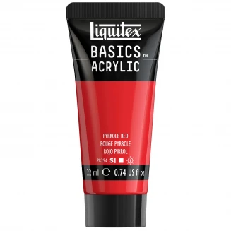 Liquitex Basics 22ml Acrylic 321 Pyrrole Red Series 1