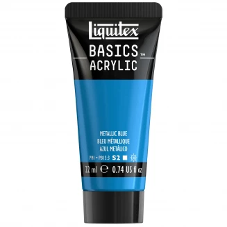Liquitex Basics 22ml Acrylic 341 Metallic Blue Series 2