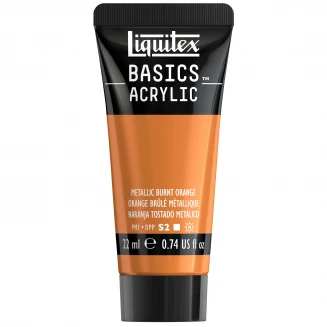 Liquitex Basics 22ml Acrylic 344 Metallic Burnt Orange Series 2