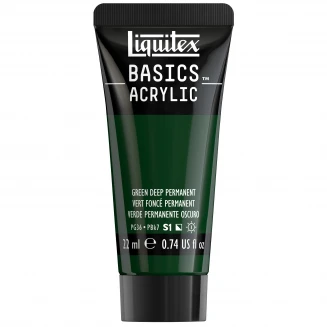 Liquitex Basics 22ml Acrylic 350 Green Deep Permanent Series 1
