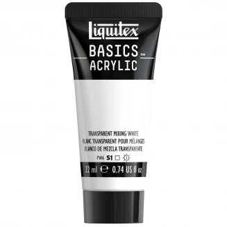 Liquitex Basics 22ml Acrylic 430 Transparent Mixing White Series 1