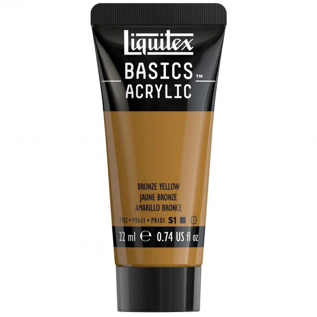 Liquitex Basics 22ml Acrylic 530 Bronze Yellow Series 1
