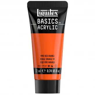 Liquitex Basics 22ml Acrylic 620 Vivid Red Orange Series 1