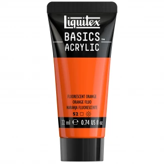 Liquitex Basics 22ml Acrylic 982 Fluorescent Orange Series 2