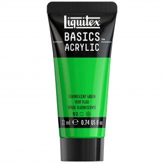 Liquitex Basics 22ml Acrylic 985 Fluorescent Green Series 2
