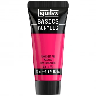 Liquitex Basics 22ml Acrylic 987 Fluorescent Pink Series 2