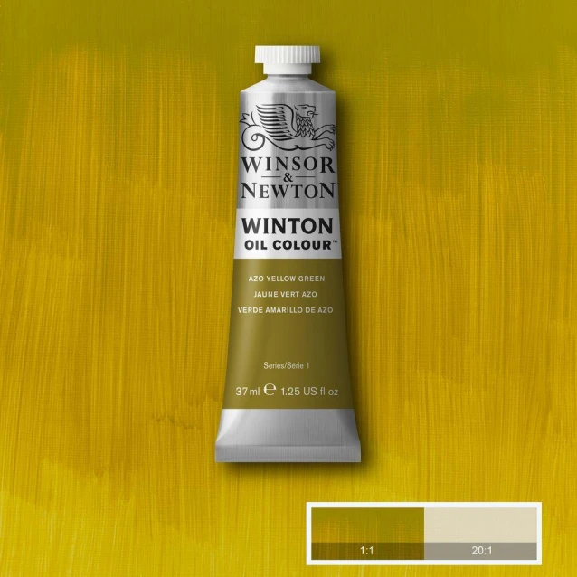 Winsor & Newton 37ml Winton Oil Azo Yellow Green