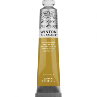 Winsor & Newton 200ml Winton Oil Azo Yellow Green