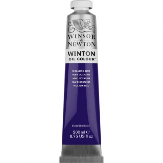 Winsor & Newton 200ml Winton Oil Dioxazine Blue