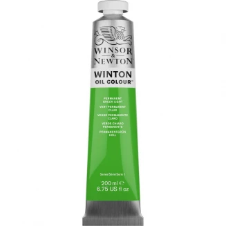 Winsor & Newton 200ml Winton Oil Permanent Green Light