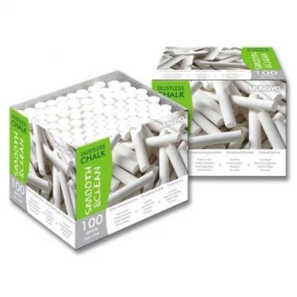 Mungyo 100 Λευκές Κιμωλίες Dustless