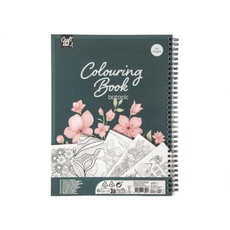 Craft ID Anti-Stress Colouring Book Σπιράλ 50Φ 21,5x28cm 120gr Botanic