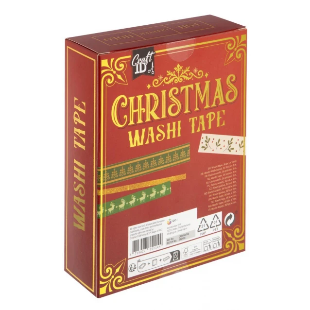 Craft ID 36 Χριστουγεννιάτικα Washi Tapes 3m Classic