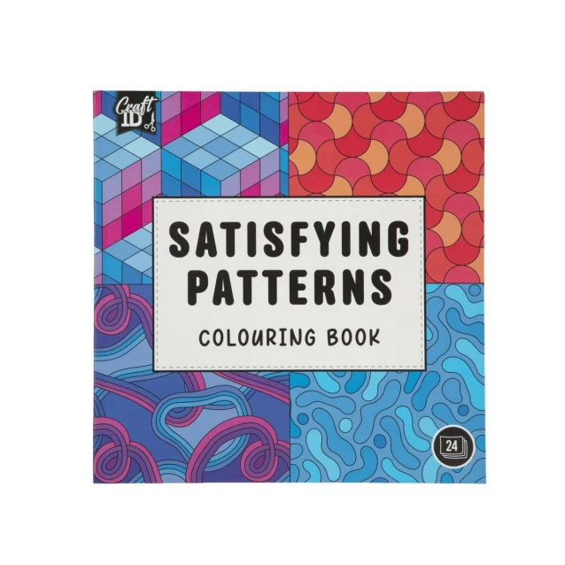 Craft ID Anti-Stress Colouring Book 24 Σχέδια 20x20cm 250gr Patterns 1