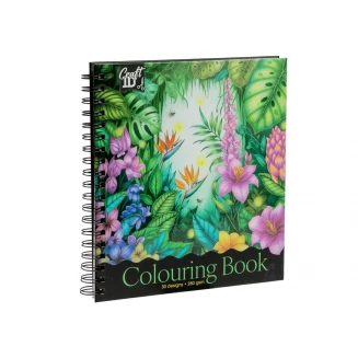 Craft ID Anti-Stress Colouring Book Σπιράλ 30 Σχέδια 23x25cm 280gr Botanic
