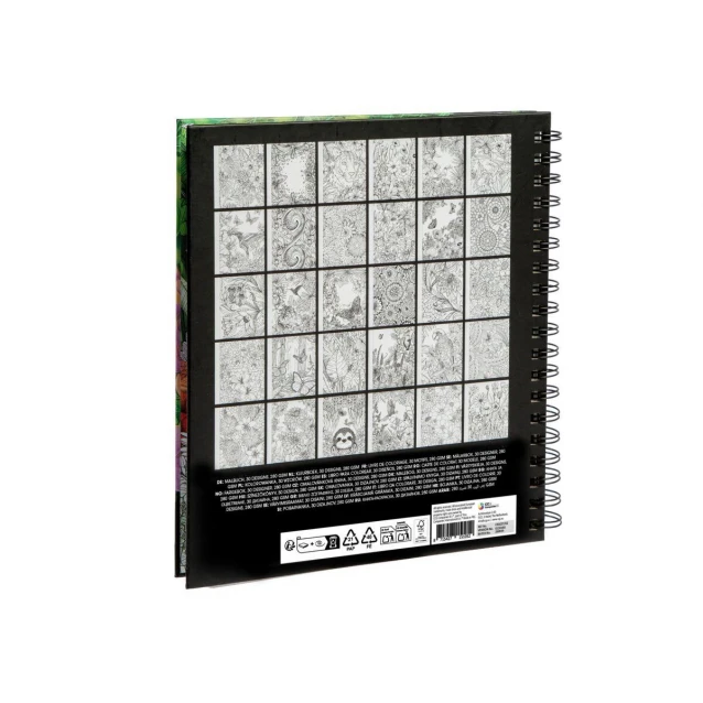Craft ID Anti-Stress Colouring Book Σπιράλ 30 Σχέδια 23x25cm 280gr Botanic