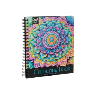 Craft ID Anti-Stress Colouring Book Σπιράλ 30 Σχέδια 23x25cm 280gr Mandala