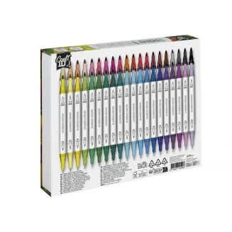 Craft ID 40 Μαρκαδόροι Διπλής Μύτης (Fineliner & Brush)