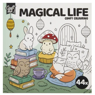 Craft ID Anti-Stress Colouring Book 20 Σχέδια 20x20cm 44 σελίδες Magical Life
