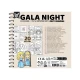Craft ID Anti-Stress Colouring Book Σπιράλ 20 Σχέδια 20x20cm 44 σελίδες Gala Night