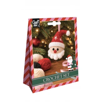 Craft ID Χριστουγεννιάτικο Σετ Πλεξίματος (Crochet) Santas Head