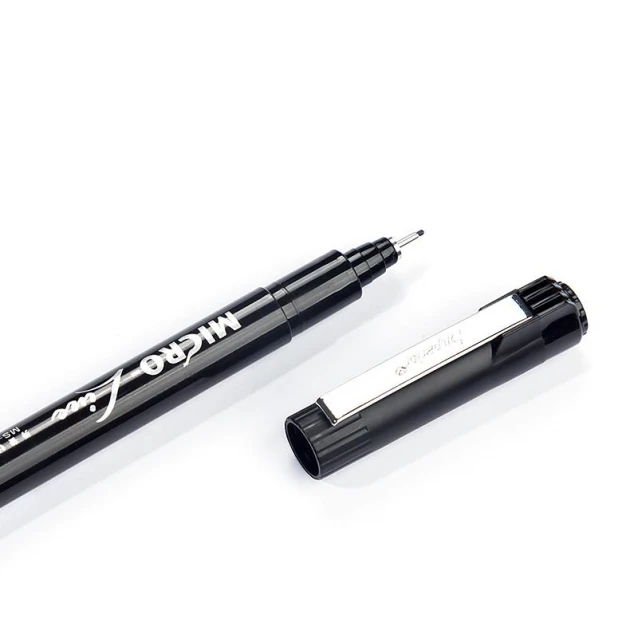 Superior Micro-line 12 Μαύρα Μαρκαδοράκια Σχεδίου Waterproof