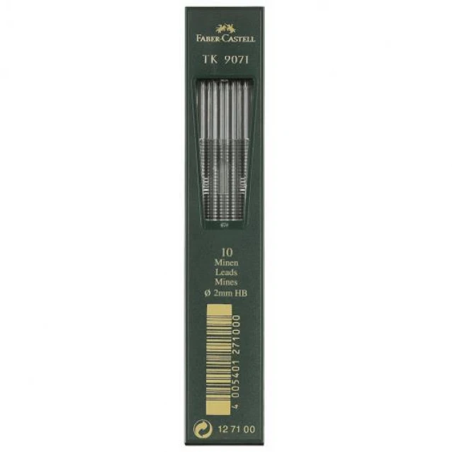 Faber Castell 10 Μύτες για Μηχανικό Μολύβι 2mm HΒ