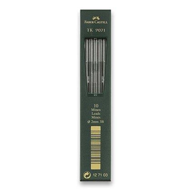 Faber Castell 10 Μύτες για Μηχανικό Μολύβι 2mm 3B