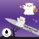 Legami Halloween 2026 Shake Your Bones Spooky Party 2 Στυλό Gel με Διακοσμητικά Ζωάκια