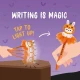 Legami Halloween 2026 Writing Is Magic Φωτιζόμενο Στυλό Gel Bunny Pumpkin 0,7mm