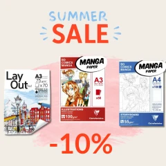 μπλοκ μαρκαδόρου & Manga Clairefontaine